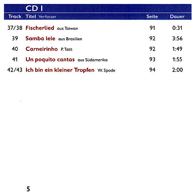 cd - liederbuch 3